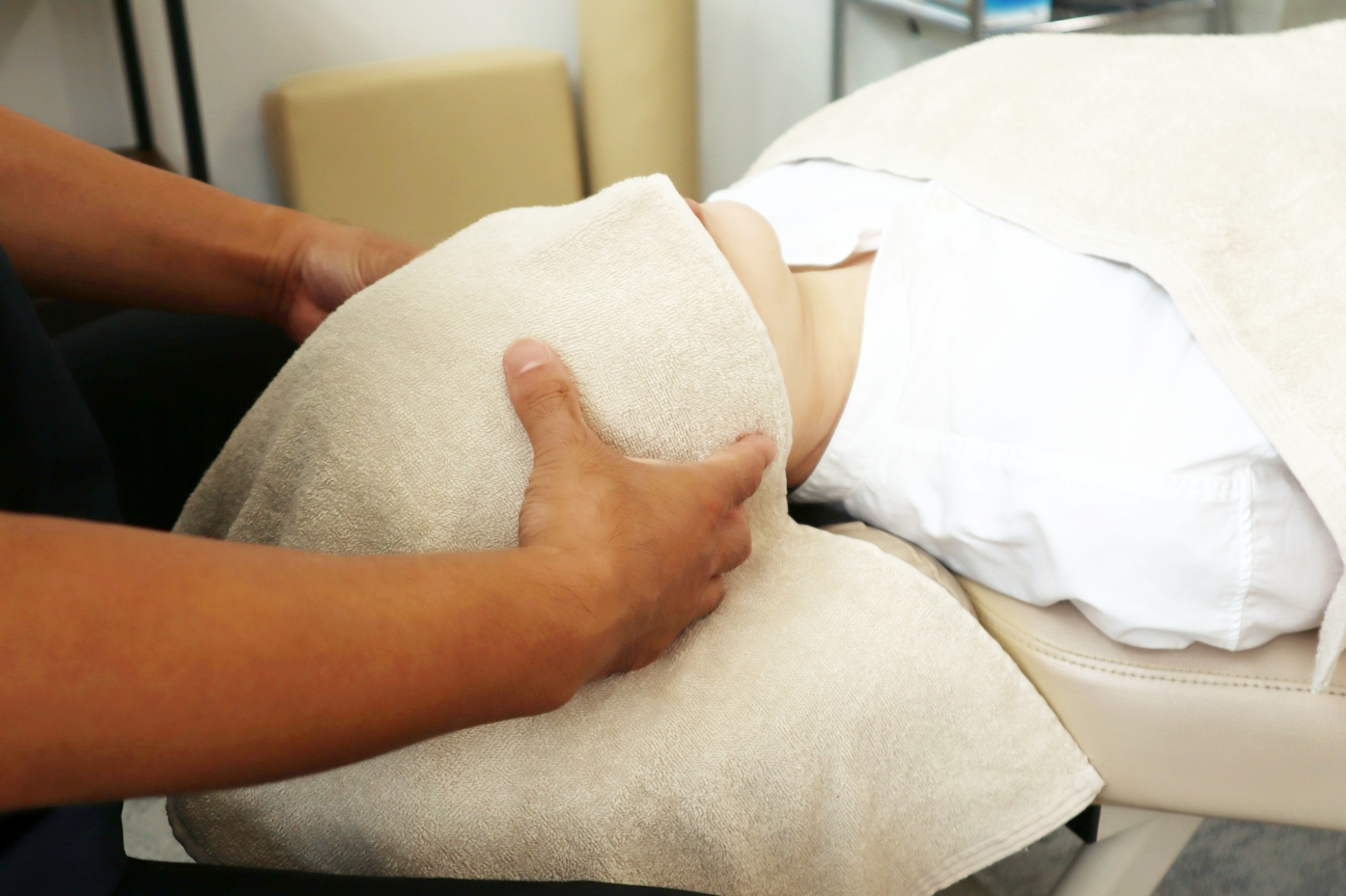 久留米市御井町すだち整骨院顎の整体の施術